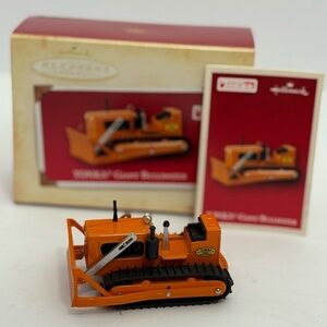 2004 Hallmark Keepsake Christmas Ornament Die-Cast Tonka Giant Bulldozer Truck